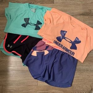 Under Armour shirt & shorts